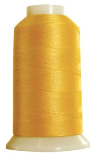 Superior Threads Masterpiece 3-Ply 50 Weight Egyptian Cotton Sewing Thread Cone - 2,500 Yards (#124 Yellow Rose)