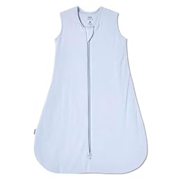HALO SuperSoft Bamboo Wearable Blanket 1.5 TOG – Buttery Soft, Plush Baby Sleep Sack for Newborns, Infants & Toddlers, Hip-Healthy Design, Machine Washable, 0 – 6 Months, Small, Blue Fog
