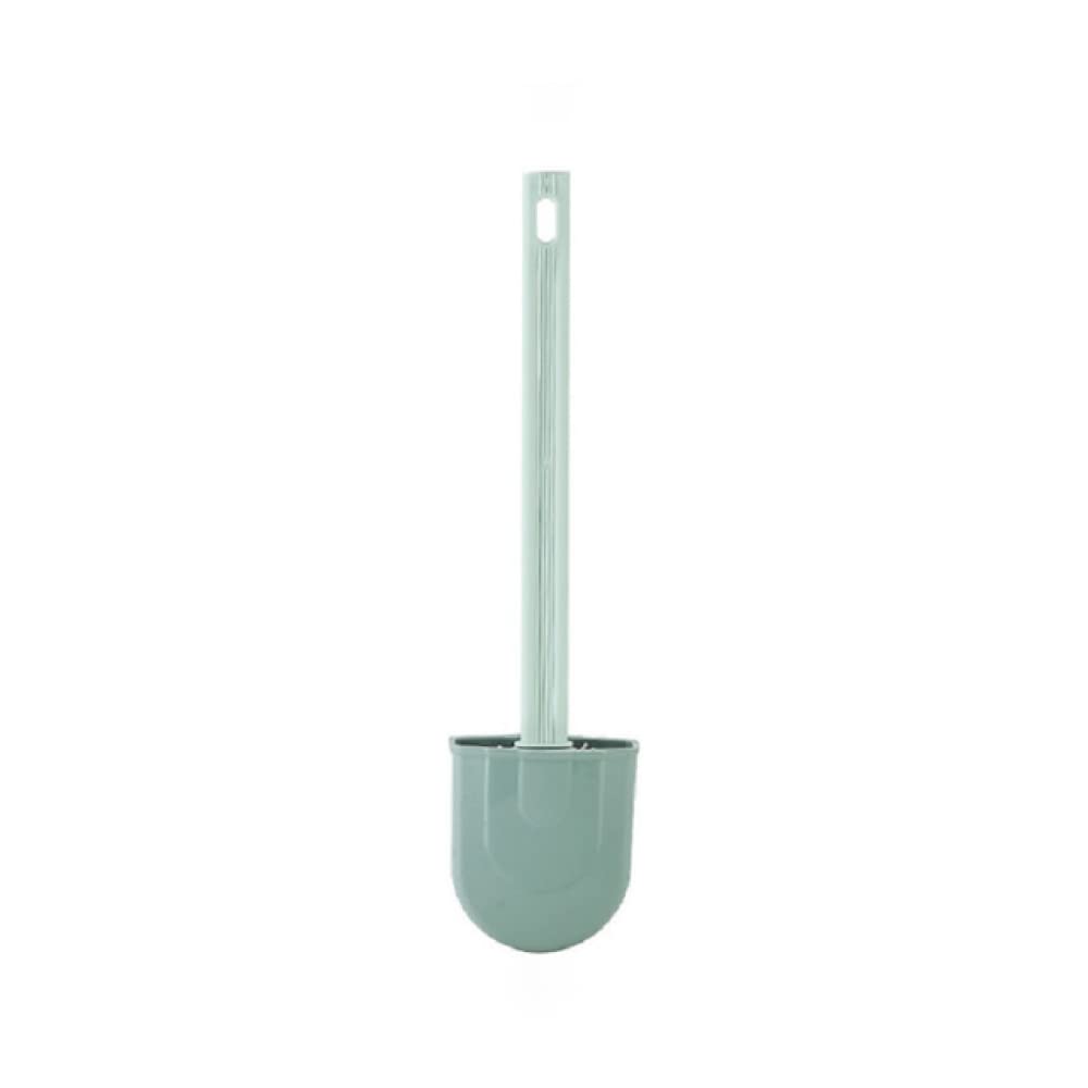 Brosse WC silicone TPR souple anti-goutte à manche inox pour un nettoyage impeccable