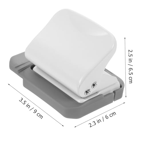Perforeuse à papier plastique et métal robuste avec guide de perçage réglable - 3