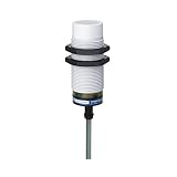 Telemecanique Sensors XT230A1PAL2 Capacitive Proximity Sensor, Plastic 30-mm Dia. Barrel, Non-Flush Mount, 15-mm Sensing Distance, Industrial Use, 3-Wire PNP Output, VDC Input, NO Contacts, 2-m Cable