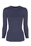 G2 Chic Women's Long Sleeve Crewneck Layer T-shirt for Medical Scrubs(TOP-MED,DBL-S)
