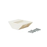 平安伸銅工業 Heian Shindoh Industrial Labrico DXO-3 DIY Storage Parts, 2 x 4 Shelving Brackets, Double Off White