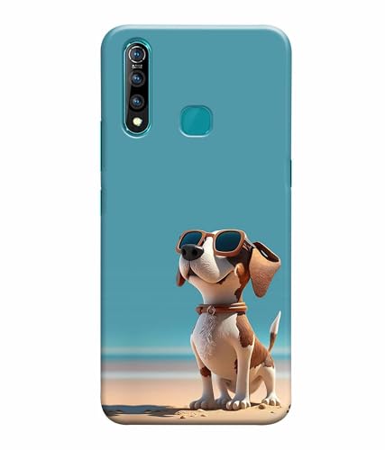 Image of Cute Pet Dog Lover Printed Hard Back Case Cover & Compatible for Vivo Z1 Pro (Multicolor) - D1814