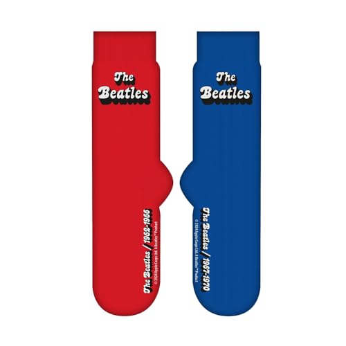 Pyramid International The Beatles (RED and Blue) Mug & Sock Set – Fun Beatles Design, Includes Matching Cozy Socks, Durable and Microwave Safe, 11oz/312ml Mug, Awesome Choice for Music Fans - Les Beatles, Paul McCartney, John Lennon, RIngo Starr, George Harrison Pyramid International The Beatles (RED and Blue) Mug & Sock Set – Fun Beatles Design, Includes Matching Cozy Socks, Durable and Microwave Safe, 11oz/312ml Mug, Awesome Choice for Music Fans – Image 5