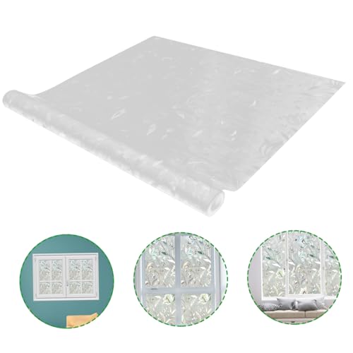 Vinilo decorativo para ventana película con patrón flor miniatura 2