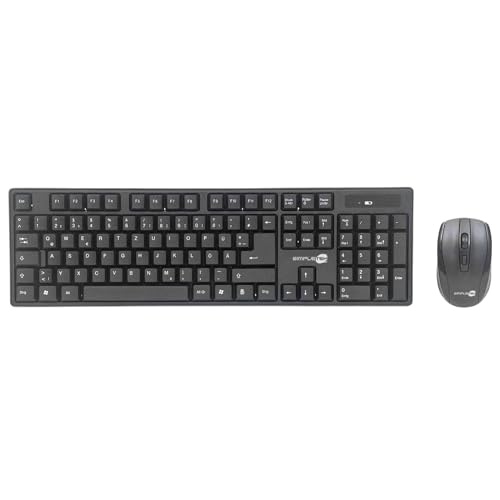Kit clavier et souris sans fil fini les câbles avec le QWERTZ 1600DPI