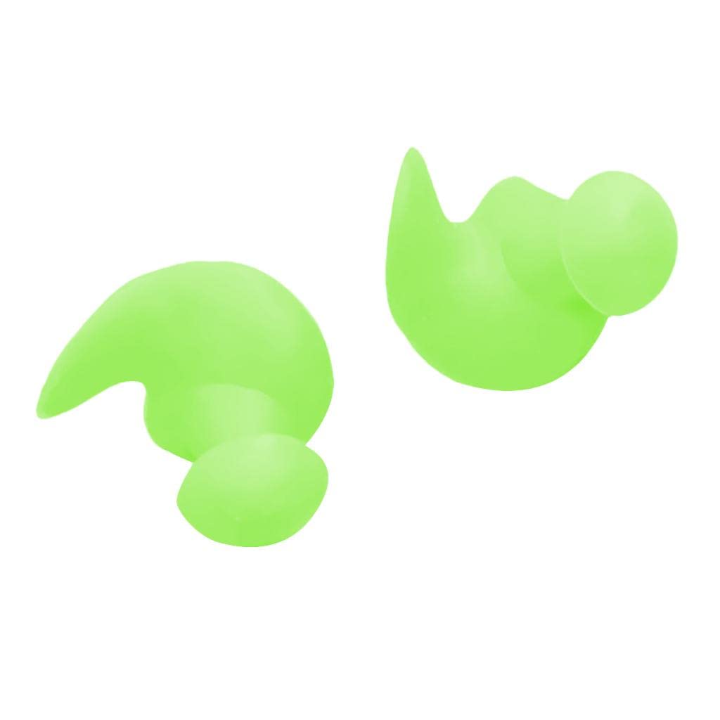ujeavette UJEAVETTE® Swimming Ear Plug Silicone Ears Plugs Hearing Protector With Case Green-picture-2