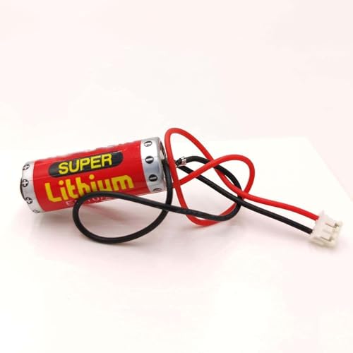 2 Pack Baterías ER10/28 3.6V 800mAh con Conector Blanco miniatura 6