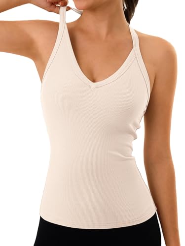 GKBK Women's V-Neck Racerback Cami Tank Top (Various) - image 3