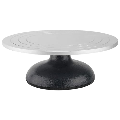 HighFree Large 12 inch Sculpting Wheel Heavy Duty Banding Wheel All Metal Construction Turntable with Ball Bearings