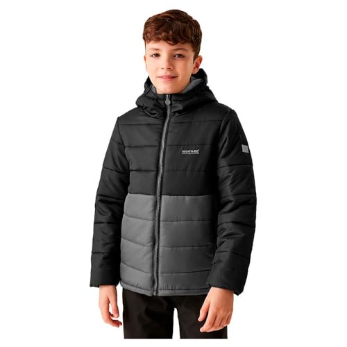 Kids Lofthouse VIII Insulated Jacket - Black Seal Grey - 5-6 Yrs