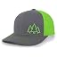 Charcoal/Neon Green