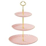 【Aplicación versátil】: versátil con una variedad de escenarios, perfecto para bodas, cumpleaños, fiestas, té de la tarde y reuniones familiares. Utilícelo para exponer magdalenas, galletas, fruta, aperitivos y otros deliciosos alimentos para agasajar a sus invitados.