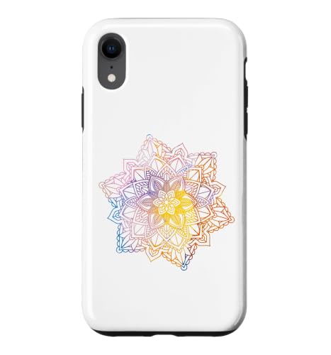 Colorful Floral Mandala Sacred Fractal Geometry Good Vibe �X�}�z�P�[�X iPhone XR �p