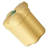  Cabilock poubelle de bureau bac à ordures de bureau pouvez mini corbeille gaspiers Mini poubelles réceptacle de déchets de table Mini poubelle peut Corbelle de bureau peut mini abdos Jaune