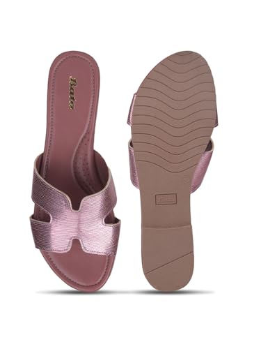 Image of Bata Women's Mule Slippers - Comfortable & Trendy Slip-On Slippers for Everyday Wear