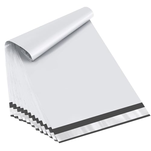 UCGOU Large Poly Mailers 17.7x22 Inch White 50 Pack Plastic Shipping Bags