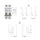 Heschen DC Miniatur-Leistungsschutzschalter, HSB6C-DC, 2 Polig, DC500V 40A, Photovoltaik Leistungsschutzschalter, für Solar PV Anlage Solar Panels Grid System, 35mm DIN-Schienenmontage
