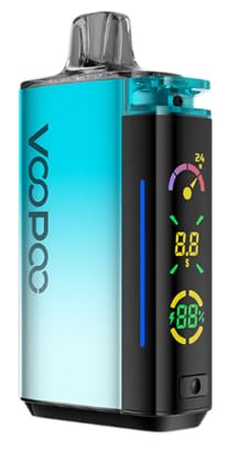 VOOPOO Vrizz Pod |bhLbg u[v[ dq^oR VAPE ƊEő勉15ml 80,000pt  800mAhobe[ }[dΉ meihen xCvohZbg (Iris Blue)