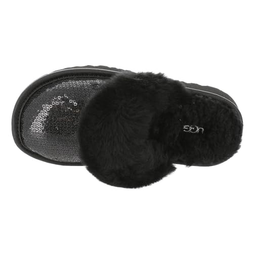 UGG Girl's Cozy Ii Mirror Ball Slipper, Black, 11 UK Child - Image 2
