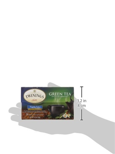 Twinings of London Green Tea Bags, Nightly Calm, 20 Count