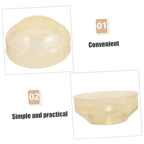 Placa de cubierta del detector de humo plástica y lavable, set de 15 protectores beige 4