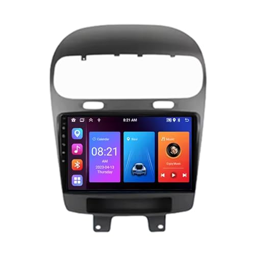 Autoradio Android 9 Pouces 4 Core Écran Tactile Haute Réactivité pour Dodge Journey 2012-2020