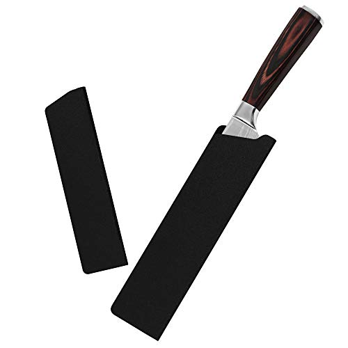 Xyj Knife Case Set Universal Knife Edge Guards For 5'' Santoku Deba Knife Chef Knife Sheath Knife Sleeve Abs Knife Cover Knife Case Blade Protectors For Japanese Style Knife(Knives Not Included) #TOP5