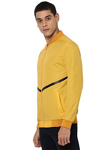 Image of Allen Solly Men's Polyester Solid Car Standard Length Coat