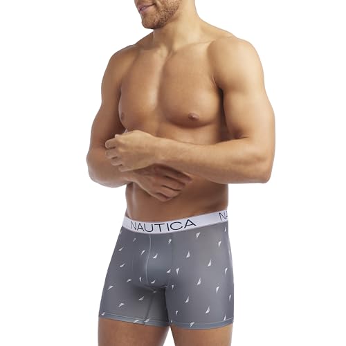 Nautica mens 4 Pack Micro Boxer Briefs3