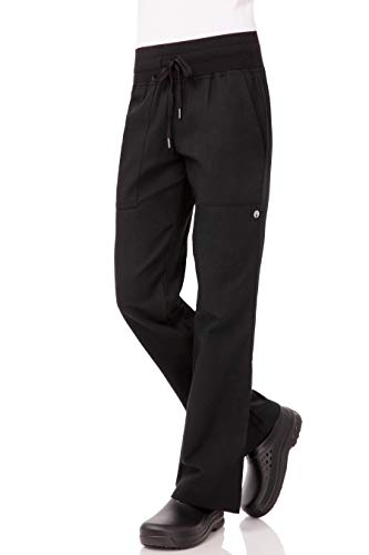 Chef Works womens Comfi chefs pants, Black, XX-Large US