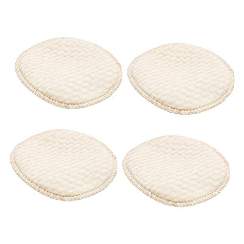 Beatifufu 4pcs Breastfeeding Nursing Pads Cotton Mat for Preventing Overflow for Lactation