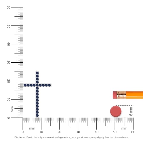 Natural Gemstone Cross Shape Pendant Necklaces for Women in Silver/18K Yellow/Rose Gold Vermeil, Birthstone Jewelry Gifts for Her Birthday, Anniversary, Graduation, Christmas,Mothers Day,Valentines3