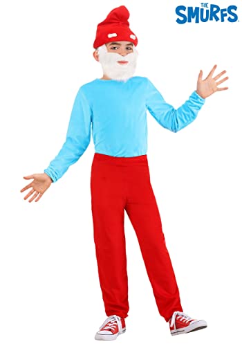 Disfraz Papa Pitufo para Niños miniatura 2