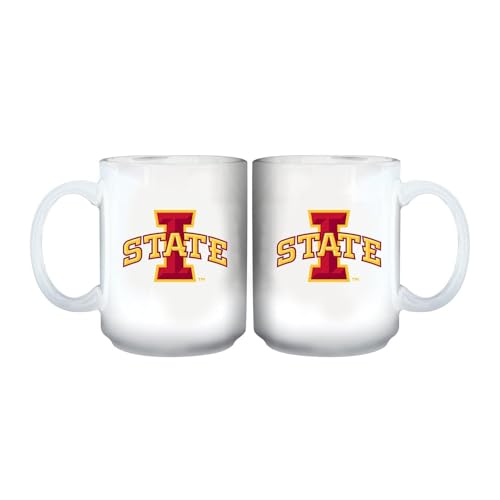The Memory Company Officially Licensed Personalized Name 15oz White Mug,IWS - Iowa State University