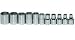 Williams WSM-11HRC 11-Piece 1/4-Inch Drive Shallow 6 Point Socket Set