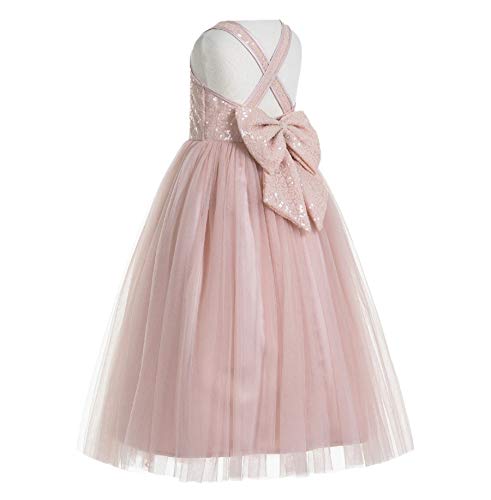 ekidsbridal Crossed Straps A-Line Junior Flower Girl Dresses Pageant Dress Ball Gown 1773