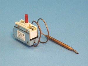 Eaton Spa Heater High Limit Manual, 12x1/4 Capillary Bulb, Red Reset Button 275-2662-00