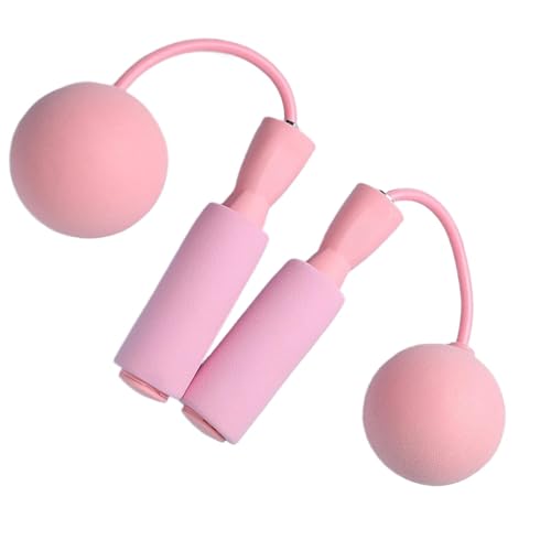 Cuerda de saltar para adultos, cuerda de saltar pesada, cuerda de saltar pesada para interiores y exteriores con pelota sin cuerda para hombres, mujeres y niños
