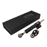 10 "Motorradlenker -Dämpfer ohne Montageklammern,Motorradlenker Stabilisator Universal für die meisten Motorräder Street Sport Road Racing Bike-Kohlenstofffaser