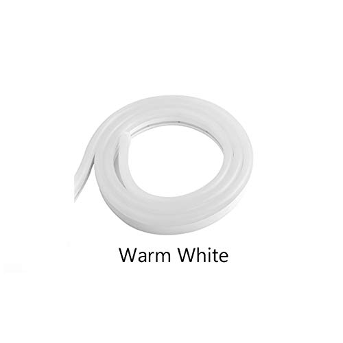 XIANGMENG Tira de luz flexível de silicone de 12 V cortável, tira de nênon à prova d'água, muito ma