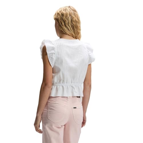 Top Lee Ruffle Sleeve anti transpiration haut fluide manches amples - 2