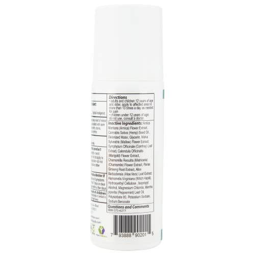 Mars Wellness Mg+ Cooling Roll On Pain Relief (3 Oz) – Fast Acting Arnica Roll On 5% Menthol Magnesium & Arnica – Penetrating Menthol Pain Relief Roll On Topical Pain Relief, Aches, Sore Muscle Pain #TOP7