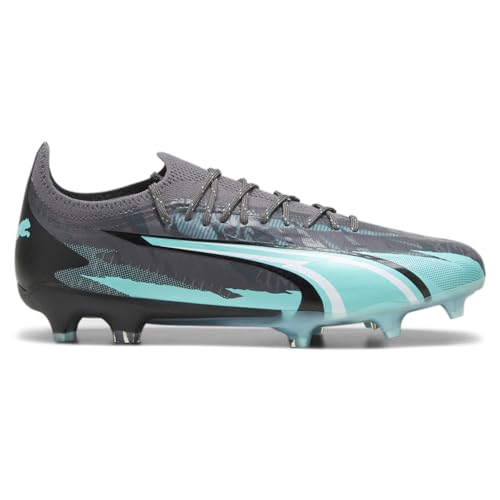 PUMA Mens Ultra Ultimate Rush Firm GroundArtificial Ground Soccer Cleats Cleated, Firm Ground - Blue, Grey