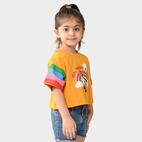Image of BONKIDS Girls Tshirt (BON9509 10-11Y) Yellow