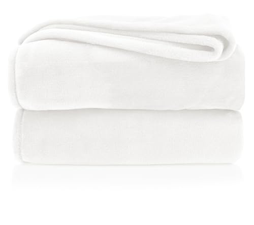 Kuscheldecke flauschig Flanell Wohndecke warm Oekotex Tagesdecke Überwurf Sofadecke fusselfrei Fleecedecke Super Soft XXL Decke 220x240 cm Typ380...