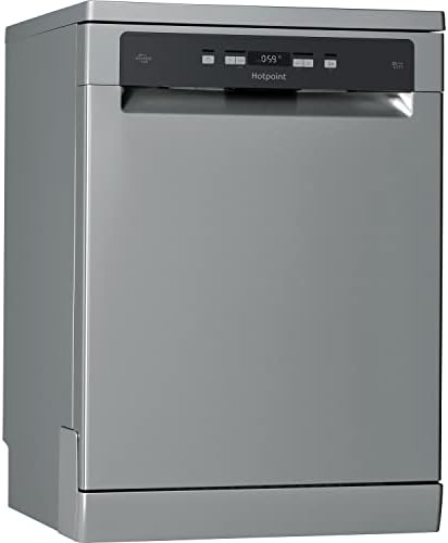 Hotpoint HFC 3C26 WC X UK Freestanding Standard Dishwasher, 14 Place Settings, 7 Programs, Stainless Steel