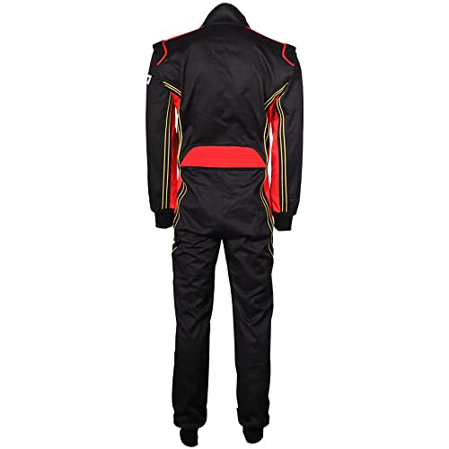 Jxhracing Rb-Cr014 One Piece Auto Go Karts Racing Suit-Sfi Rated-Red X Small #TOP2