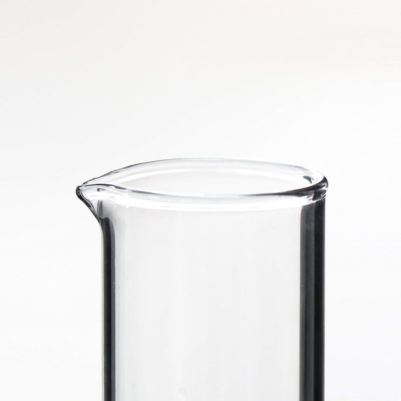 Image of Bello Borosilicate Glass 3.3 Scientific 6pcs Measuring Cylinder 50ml Round Base For School College, Chemistry, Lab Laboratory